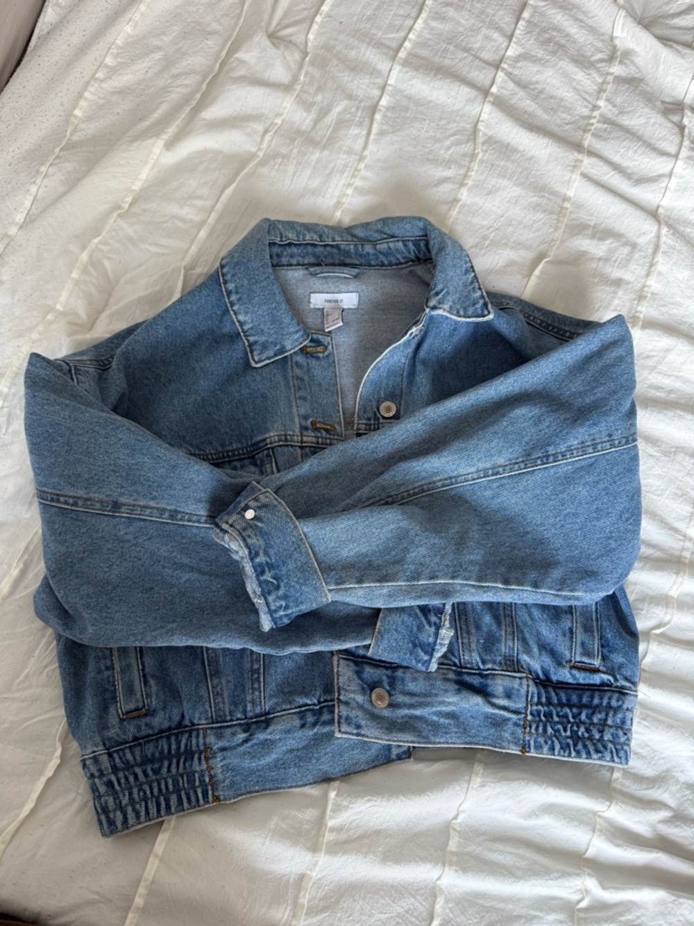 Forever 21 Light Blue Denim Jacket - Picture 2 of 4